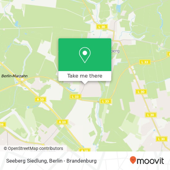 Карта Seeberg Siedlung