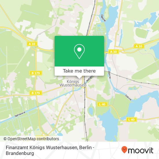 Finanzamt Königs Wusterhausen map