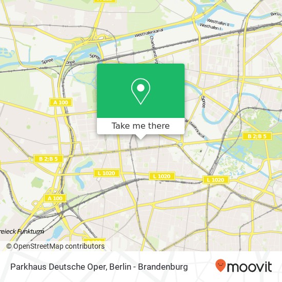 Parkhaus Deutsche Oper map