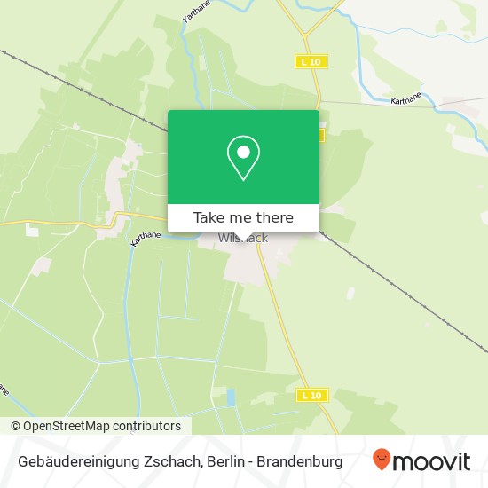 Gebäudereinigung Zschach map