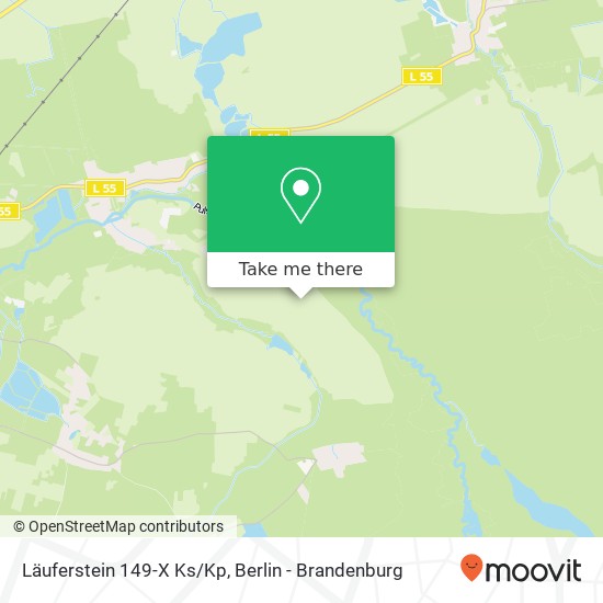 Läuferstein 149-X Ks/Kp map