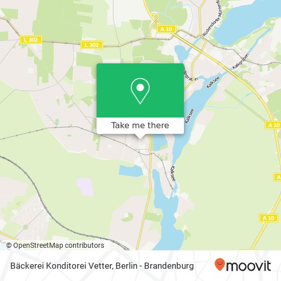 Bäckerei Konditorei Vetter map