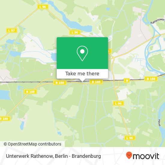 Unterwerk Rathenow map