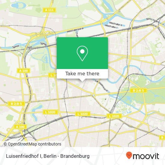 Luisenfriedhof I map