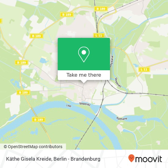 Käthe Gisela Kreide map