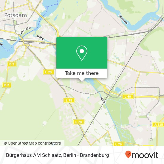 Bürgerhaus AM Schlaatz map