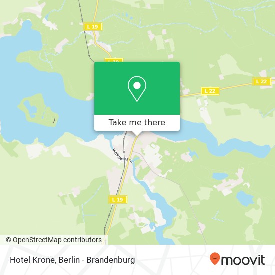 Hotel Krone map