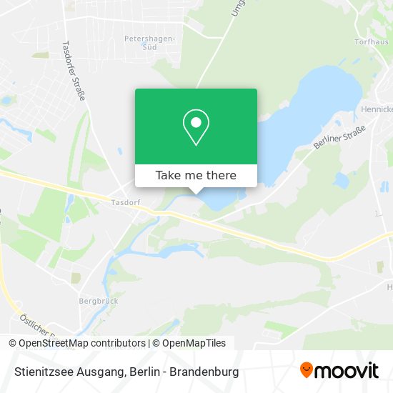 Stienitzsee Ausgang map