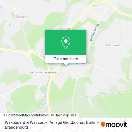 Карта Wakeboard & Wasserski Anlage Großbeeren