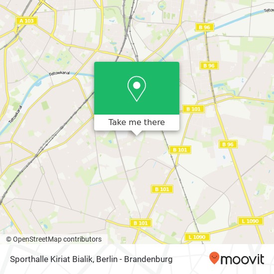 Sporthalle Kiriat Bialik map