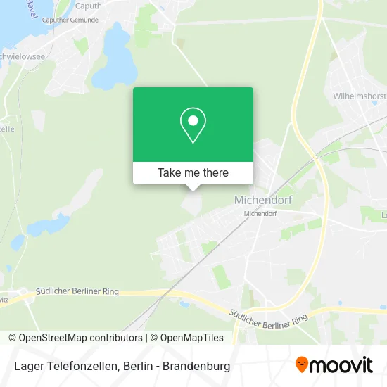 Карта Lager Telefonzellen