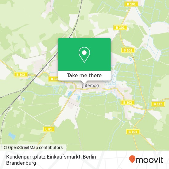 Kundenparkplatz Einkaufsmarkt map