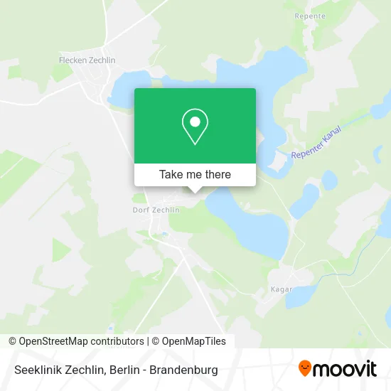 Карта Seeklinik Zechlin