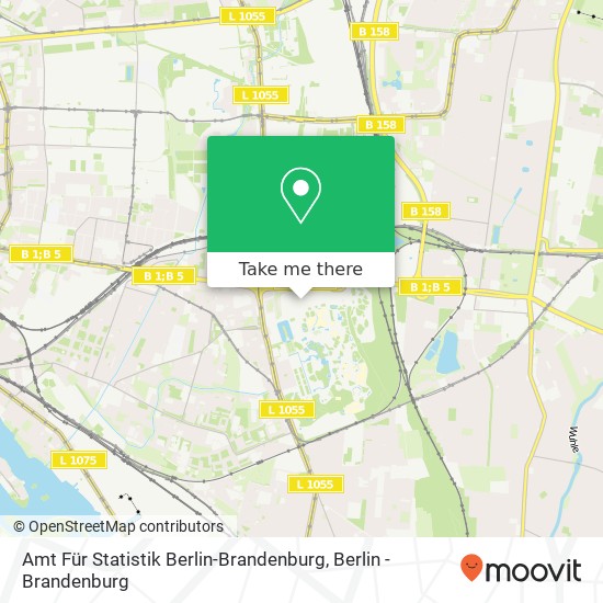 Карта Amt Für Statistik Berlin-Brandenburg