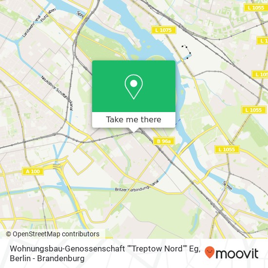 Wohnungsbau-Genossenschaft ""Treptow Nord"" Eg map