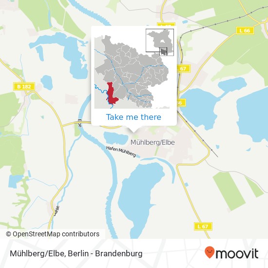 Карта Mühlberg/Elbe