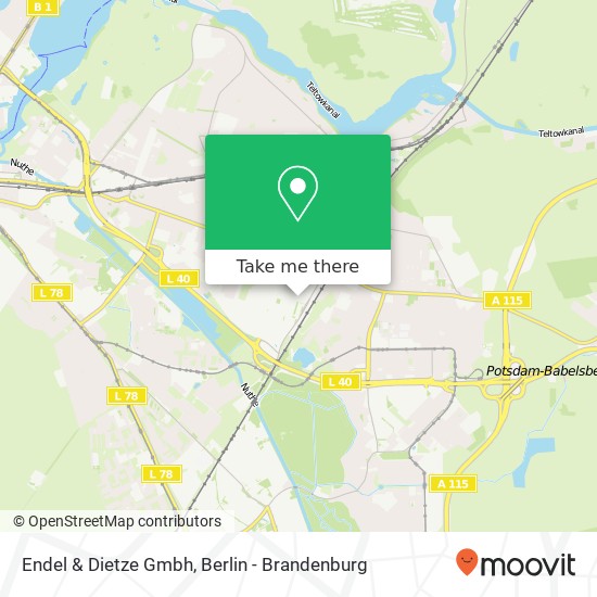 Endel & Dietze Gmbh map