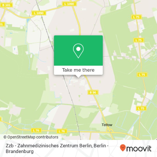 Карта Zzb - Zahnmedizinisches Zentrum Berlin