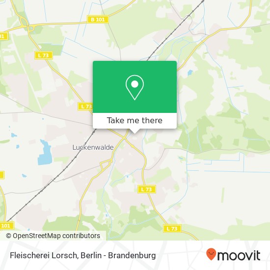 Fleischerei Lorsch map