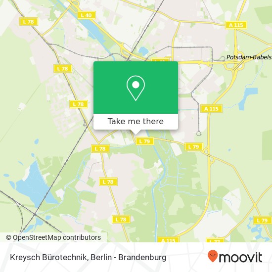 Kreysch Bürotechnik map