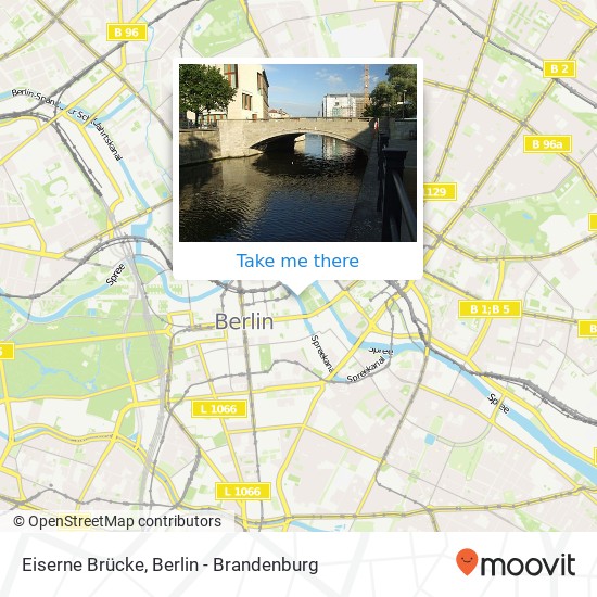 Eiserne Brücke map