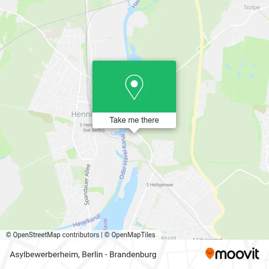 Asylbewerberheim map