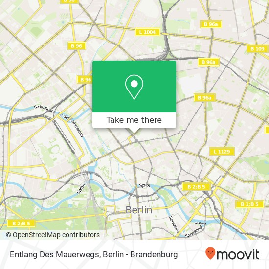 Entlang Des Mauerwegs map