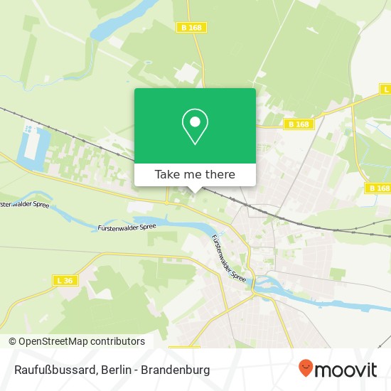 Карта Raufußbussard