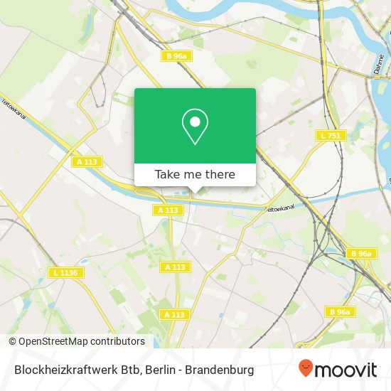 Карта Blockheizkraftwerk Btb