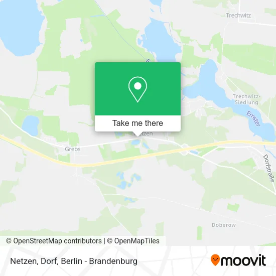 Карта Netzen, Dorf
