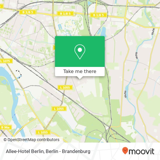 Allee-Hotel Berlin map