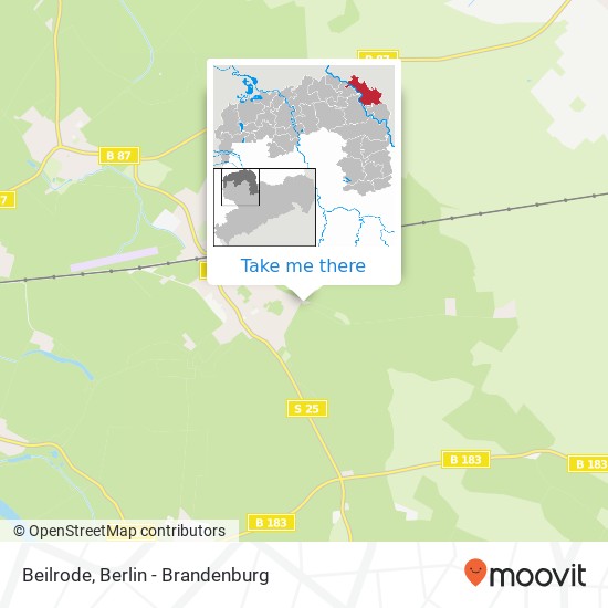 Beilrode map