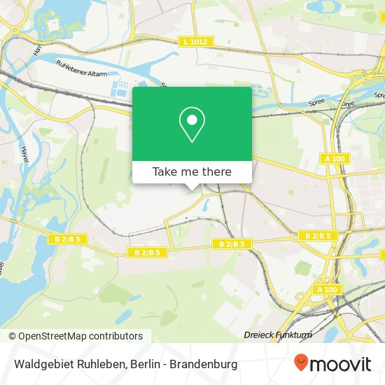 Waldgebiet Ruhleben map