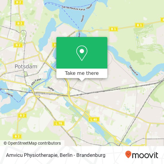 Amvicu Physiotherapie map