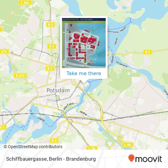 Schiffbauergasse map