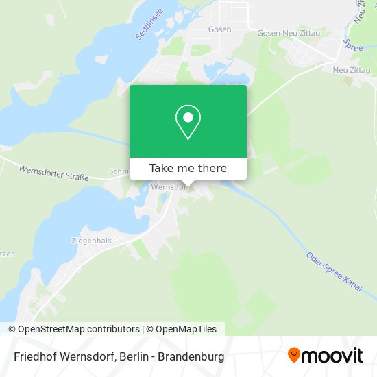 Friedhof Wernsdorf map