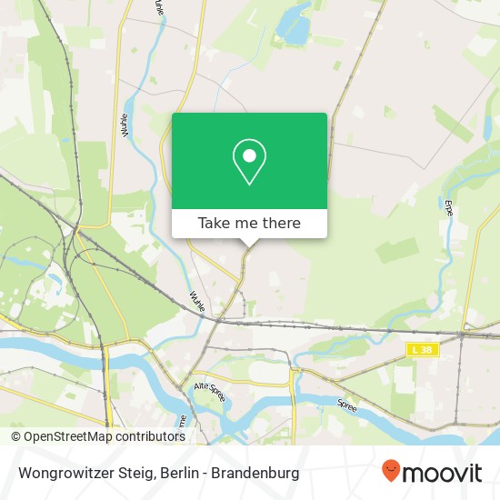 Wongrowitzer Steig map