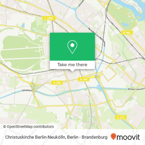 Christuskirche Berlin-Neukölln map