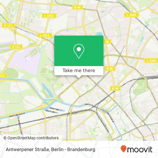 Antwerpener Straße map