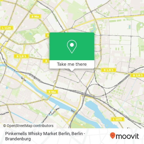 Pinkernells Whisky Market Berlin map