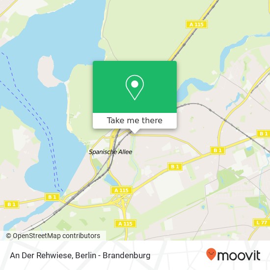 An Der Rehwiese map