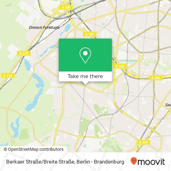 Berkaer Straße/Breite Straße map