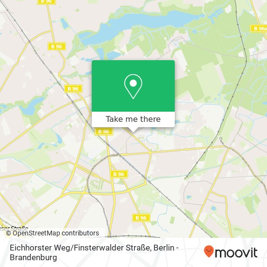 Карта Eichhorster Weg / Finsterwalder Straße