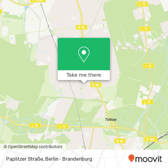 Paplitzer Straße map