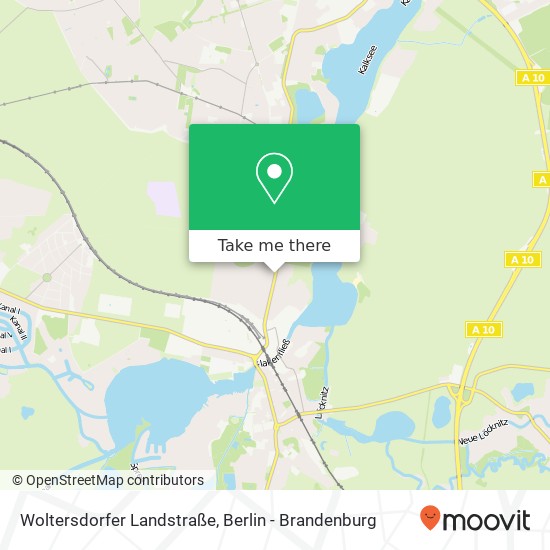 Карта Woltersdorfer Landstraße