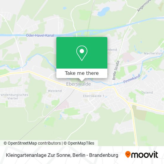 Kleingartenanlage Zur Sonne map