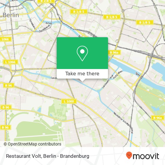 Restaurant Volt map