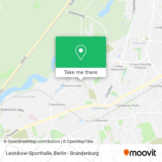 Leistikow-Sporthalle map