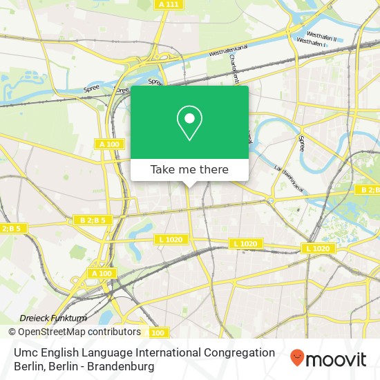 Umc English Language International Congregation Berlin map