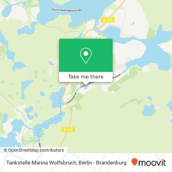 Tankstelle Marina Wolfsbruch map